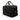 Black Chanel Old Travel Line Nylon Travel Bag
