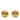 Gold Chanel CC Gold Plated Dome Clip On Earrings