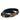 Black Dior Leather Double Wrap Star J Adior Bracelet