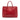 Red Prada Large Saffiano Lux Galleria Double Zip Satchel