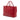 Red Prada Large Saffiano Lux Galleria Double Zip Satchel