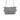 Silver LOEWE Mini Metallic Lurex Flamenco Knot Crossbody