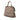 Taupe Gucci Small Leather Bamboo Daily Satchel - Designer Revival