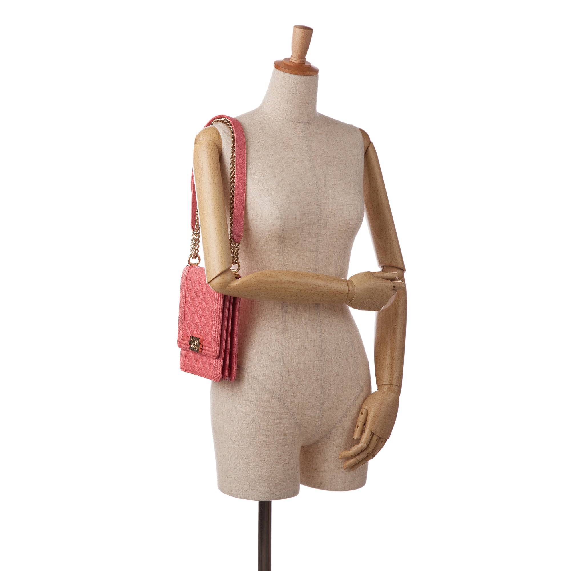 CHANEL ★ Chanel North South Boy Flap Pink Pink Chanel North South Boy Flap Crossbody Bag | Designer