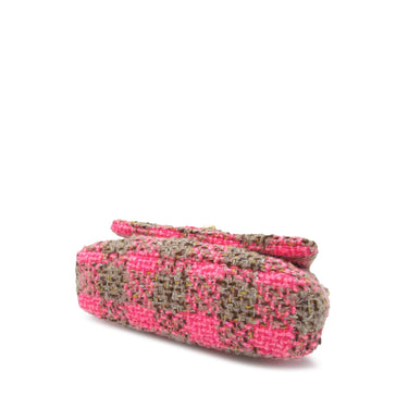 Pink Chanel Mini Tweed 19 Flap Satchel