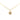 Gold Chanel Gold Plated Rhinestone Pendant Necklace - Designer Revival