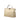 Beige Fendi Large Leather Peekaboo Iconic Satchel