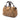Brown LOEWE Suede Anagram Boston Bag