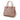 Brown Prada Saffiano Lucido Top Handle Frame Tote