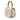 White Gucci Mini Calfskin 1947 Bamboo Top Handle Bag Satchel