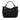 Black Prada Tessuto Canapa Logo Satchel