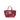 Red Prada Glace Calf Twin Pocket Satchel