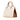 Beige Burberry Mini Bicolor Leather Frances Tote Satchel