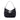 Black Fendi Zucchino Canvas Shoulder Bag