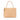 Beige Chanel Caviar Medallion Tote