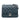Blue Chanel Mini Square Classic Lambskin Single Flap Crossbody Bag