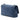 Blue Chanel Large Quilted Goatskin Double Carry Waist Chain Flap Satchel