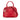 Red Gucci Mini Leather GG Charm Dome Satchel - Designer Revival