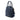 Blue Burberry Large Grained Calfskin Heritage Orchard Bowling Bag Satchel