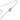 Silver Chanel CC Brass Strass Clover Pendant Necklace