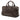 Brown LOEWE Metallic Goatskin Amazona 28 Handbag