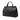 Black Gucci Small GG Marmont Grained Calfskin Top Handle Satchel