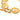 Gold Chanel CC Gold Plated Charms Link Bracelet