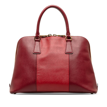 Red Prada Medium Saffiano Bicolor Promenade Handbag - Designer Revival