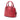 Red Gucci Mini Leather GG Charm Dome Satchel