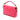 Pink Fendi Mini Zucca Embossed Leather Baguette Satchel
