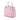Pink Dior Medium Lambskin And Tweed Lady Dior Satchel
