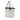 White Chanel Quilted Caviar Shopping Fever Tote