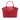 Red Gucci Large Dollar Calfskin GG Charm Dome Satchel