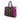 Pink Fendi Pequin Canvas Simply Shopping Tote
