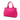 Pink Prada Small Canvas Canapa Logo Tote Satchel