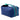 Blue Hermès Small Toile Bride A Brac Case Vanity Bag