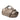 Brown LOEWE Metallic Nappa Anagram Aire Hobo Bag