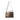 Brown Fendi Calfskin Colorblock Anna Satchel - Designer Revival