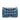 Blue Chanel Old Medium Pleated Denim Boy Flap Crossbody Bag