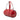 Red Louis Vuitton Epi Soufflot Handbag