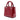 Red Dior Medium Patent Cannage Lady Dior Satchel
