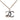 Silver Chanel CC Brass Strass Pendant Necklace