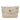 White Gucci Medium Cutout Leather and Flora Canvas Traforata Flap Crossbody - Designer Revival