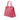 Pink Prada Large Saffiano Lux Open Promenade Satchel