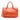 Orange Prada Vitello Shine Bauletto Satchel