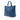 Blue Prada Saffiano Cuir Front Pocket Convertible Tote Satchel
