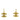 Gold Chanel CC Resin Hook Earrings