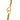 Gold Chanel CC Gold Plated Station Chain Long Necklace