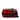 Red Saint Laurent Baby Chevron Tartan Wool Monogram Classic Chain Bag