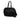 Black Prada Tessuto Python Print Bow Satchel